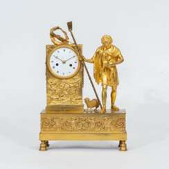 Empire Figuren-Pendule 'Aristaeus'.