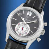 PATEK PHILIPPE. A PLATINUM AUTOMATIC ANNUAL CALENDAR FLYBACK CHRONOGRAPH WRISTWATCH WITH POWER RESERVE AND DAY/NIGHT INDICATION - photo 2