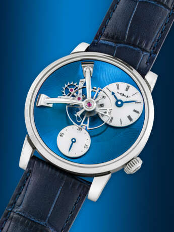 MB&F. A STAINLESS STEEL SEMI-SKELETONISED WRISTWATCH WITH POWER RESERVE - photo 2