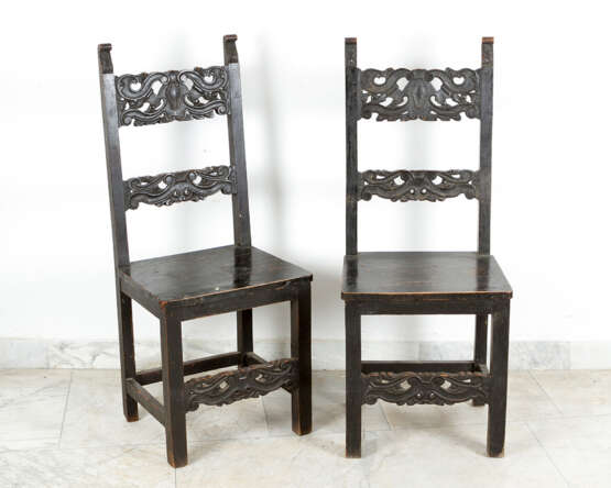 Pair of Renaissance chairs - Foto 1