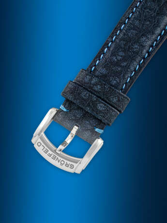 GR&#214;NEFELD. A POSSIBLY UNIQUE STAINLESS STEEL WRISTWATCH WITH 8 SECOND CONSTANT FORCE MECHANISM - photo 4