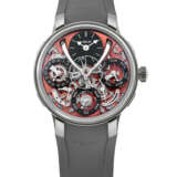 MB&F. A VERY RARE ZIRCONIUM SEMI-SKELETONISED LIMITED EDITION PERPETUAL CALENDAR WRISTWATCH WITH POWER RESERVE - photo 1