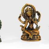 Drei Bronzen: Tara, Sitatara und Vaishravana - фото 1
