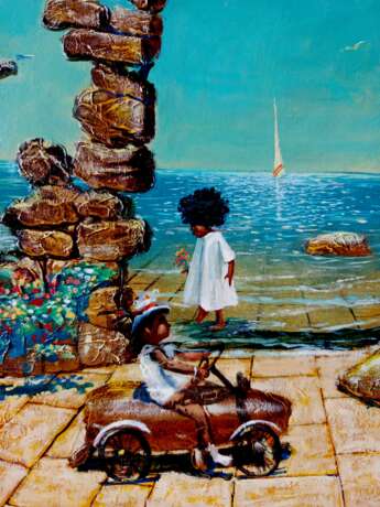 The Mystery of the Abandoned Arch. Oil on canvas Surrealism Romanticism Ukraine 2025 - photo 2