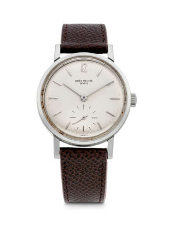 PATEK PHILIPPE. A RARE STAINLESS STEEL WRISTWATCH - Foto 1 PATEK PHILIPPE. A RARE STAINLESS STEEL WRISTWATCH - Foto 1