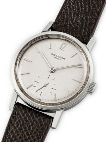 PATEK PHILIPPE. A RARE STAINLESS STEEL WRISTWATCH - Foto 2 PATEK PHILIPPE. A RARE STAINLESS STEEL WRISTWATCH - Foto 2