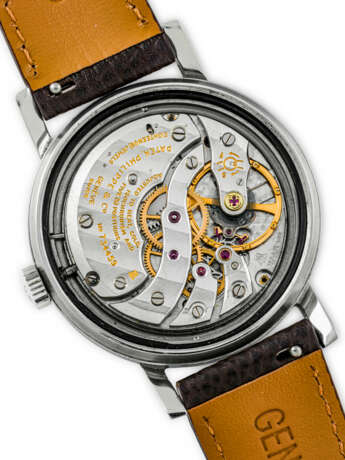 PATEK PHILIPPE. A RARE STAINLESS STEEL WRISTWATCH - Foto 5 PATEK PHILIPPE. A RARE STAINLESS STEEL WRISTWATCH - Foto 5