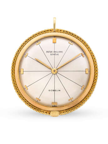 PATEK PHILIPPE. A VERY RARE 18K GOLD POCKET WATCH RETAILED BY GÜBELIN - фото 1 PATEK PHILIPPE. A VERY RARE 18K GOLD POCKET WATCH RETAILED BY GÜBELIN - фото 1