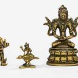 Fünf Bronzen, u.a. Agni, Dakini, Samvara und Amitayus - Foto 1