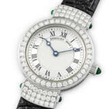 BREGUET. A LADY`S 18K WHITE GOLD, DIAMOND AND GREEN GEMSTONE-SET WRISTWATCH - фото 2