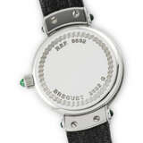 BREGUET. A LADY`S 18K WHITE GOLD, DIAMOND AND GREEN GEMSTONE-SET WRISTWATCH - фото 3