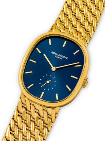PATEK PHILIPPE. AN ATTRACTIVE 18K GOLD BRACELET WRISTWATCH - Foto 2