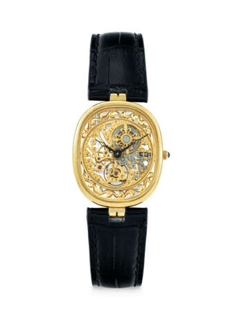 PATEK PHILIPPE. AN 18K GOLD SKELETONISED WRISTWATCH - photo 1 PATEK PHILIPPE. AN 18K GOLD SKELETONISED WRISTWATCH - photo 1