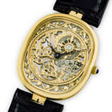 PATEK PHILIPPE. AN 18K GOLD SKELETONISED WRISTWATCH - фото 2
