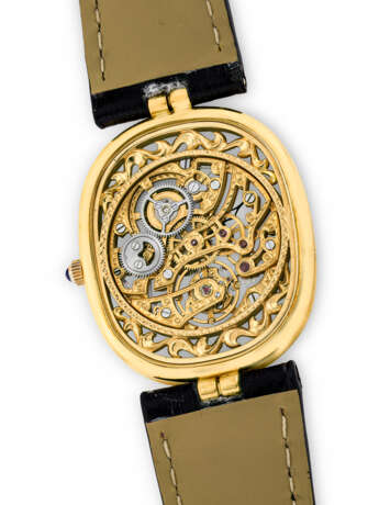 PATEK PHILIPPE. AN 18K GOLD SKELETONISED WRISTWATCH - photo 3 PATEK PHILIPPE. AN 18K GOLD SKELETONISED WRISTWATCH - photo 3