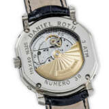 DANIEL ROTH. AN 18K WHITE GOLD SEMI-SKELETONISED AUTOMATIC PERPETUAL CALENDAR WRISTWATCH WITH LEAP YEAR INDICATION - photo 3