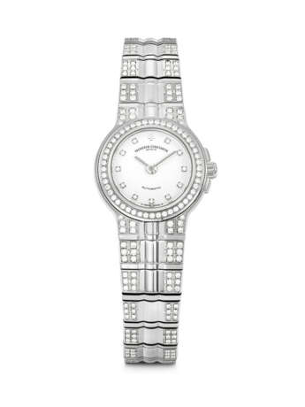 VACHERON CONSTANTIN. A LADY`S 18K WHITE GOLD AND DIAMOND-SET AUTOMATIC BRACELET WATCH - photo 1