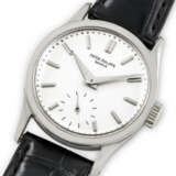 PATEK PHILIPPE. A VERY RARE 18K WHITE GOLD WRISTWATCH - photo 2