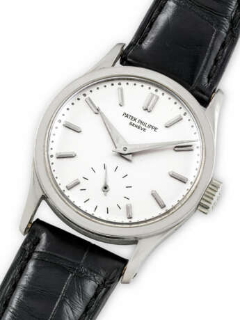PATEK PHILIPPE. A VERY RARE 18K WHITE GOLD WRISTWATCH - photo 2 PATEK PHILIPPE. A VERY RARE 18K WHITE GOLD WRISTWATCH - photo 2