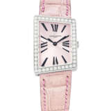VACHERON CONSTANTIN. A LADY`S 18K WHITE GOLD AND DIAMOND-SET ASYMMETRICAL WRISTWATCH - photo 1
