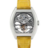 ANTOINE PREZIUSO. A UNIQUE 18K WHITE GOLD SKELETONISED TOURBILLON WRISTWATCH - фото 1