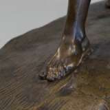 Boy with Roosters Paul CHEVRE Patinated bronze 19th century - photo 4