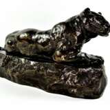 Bronze D&rsquo;Antoine-Louis BARYE (1795-1875) Panth&egrave;re De Tunis N&deg;1 Bronze Romanticism 19th century - Foto 2
