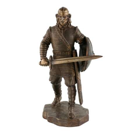 Limited edition bronze sculpture of Lachplesis. Latvia Bronze realism 21th century - photo 2