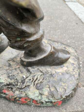Franz IFFLAND oversized sculpture blacksmith Bronze Art Nouveau At the turn of 19th -20th century - photo 5