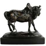 Cheval De Trait Harnach&eacute; De Th&eacute;odore GECHTER (1796-1844) Bronze 19th century - photo 1