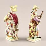 Une paire en porcelaine de Musiciens Chinois Hand Painted 19th century - Foto 4
