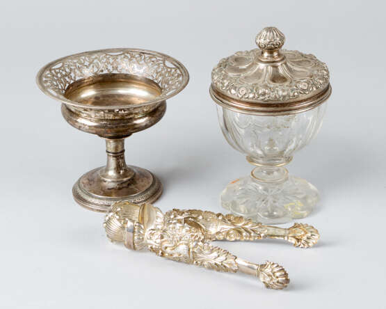 Lot of three Vienna silver objects - photo 1