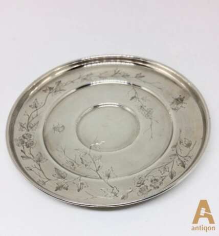 Coffee cup with saucer Silver At the turn of 19th -20th century - photo 4