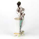 Fille avec une lyre. DRESDEN Polychrome painting 19th century - photo 2