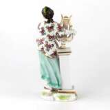 Fille avec une lyre. DRESDEN Polychrome painting 19th century - photo 3
