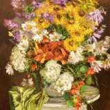 Nature morte aux fleurs d`automne. Janis KALNMALIS. oil on panel The end of the 20th century - photo 3