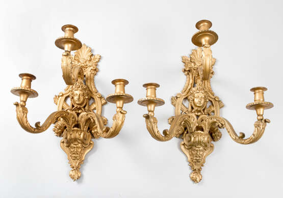 Pair of Appliques in Louis XV character - Foto 1
