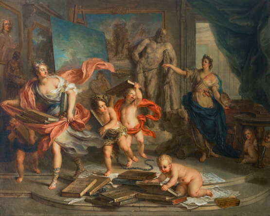 CHARLES-ANTOINE COYPEL (PARIS 1694-1752) - Foto 1