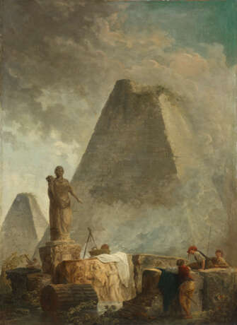 HUBERT ROBERT (PARIS 1733-1808) - Foto 1