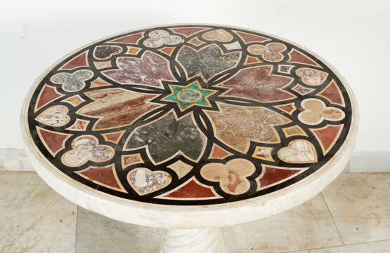 Italian marble Table, 19.th century - Foto 2