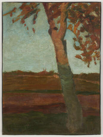 Paula Modersohn-Becker. Birke vor Herbstlandschaft - Foto 1