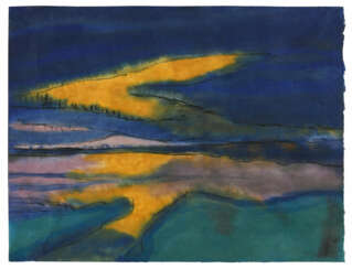 Emil Nolde. Abendwolken über dem Watt
