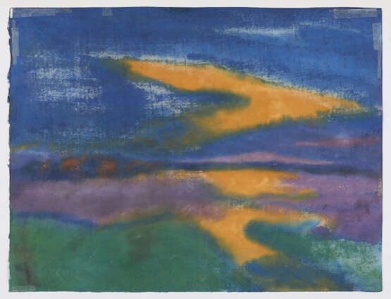 Emil Nolde. Abendwolken über dem Watt - photo 2