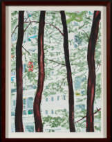 Peter Doig. Study for Concrete Cabin