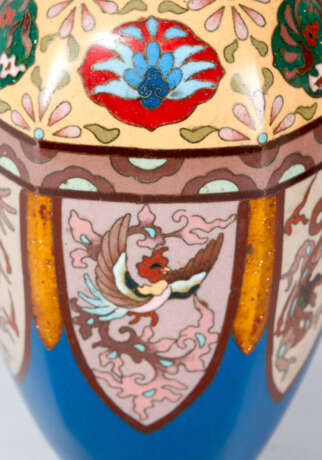 Pair of Asian Cloisone Vases - фото 3