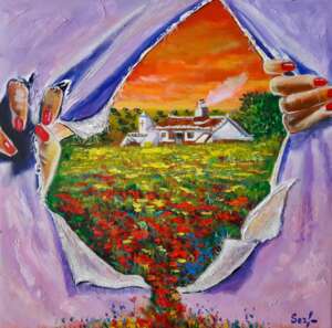 Alentejo dos meus sonhos 60x60cm