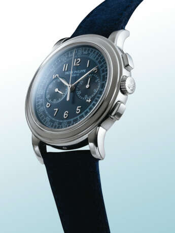 PATEK PHILIPPE, PLATINUM CHRONOGRAPH WRISTWATCH, REF. 5070P - фото 4