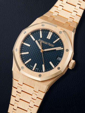 AUDEMARS PIGUET, PINK GOLD 'ROYAL OAK', REF. 15510OR - Foto 2