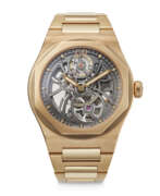 Розовое золото. GIRARD-PERREGAUX, PINK GOLD ‘LAUREATO SKELETON’, REF. 81015