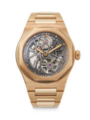 GIRARD-PERREGAUX, PINK GOLD ‘LAUREATO SKELETON’, REF. 81015